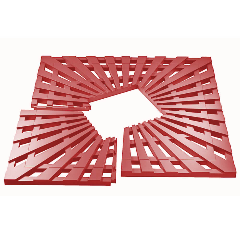 Приствольная решетка для дерева ZKING ATMOSPHERE 1.2х1.2м Красная в Анапе фото