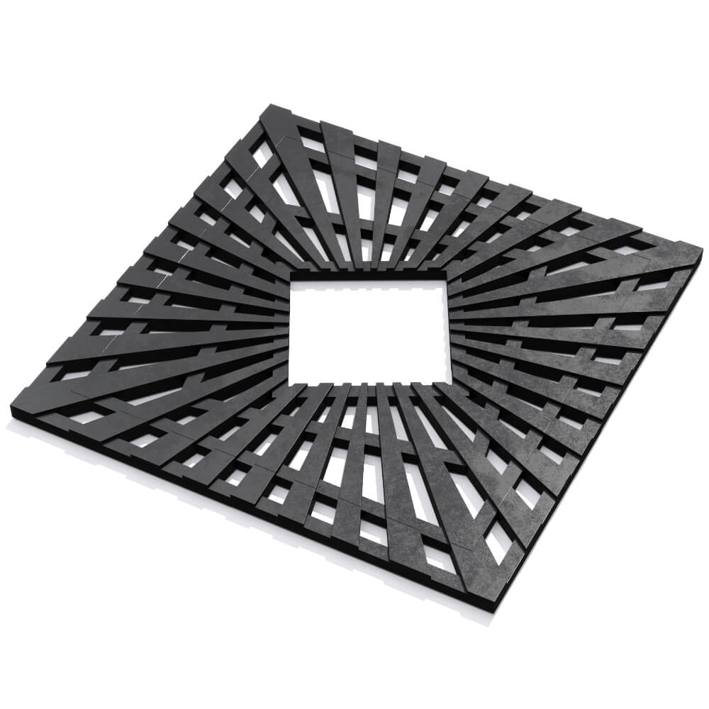 Приствольная решетка для дерева ZKING ATMOSPHERE 1.2х1.2м Черная в Анапе фото