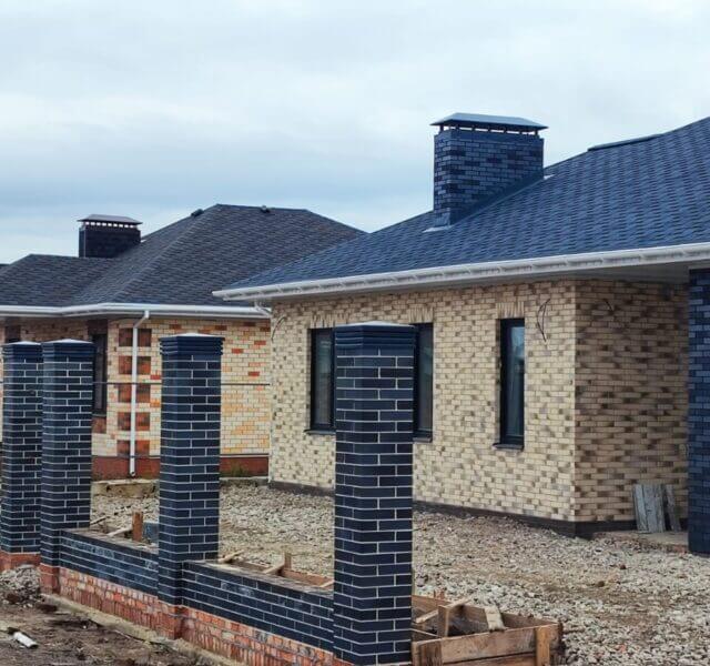 Колпак Zking Бона ХайТек Серый на столб 1.5х1.5 кирпича (385х385мм) в Анапе фото