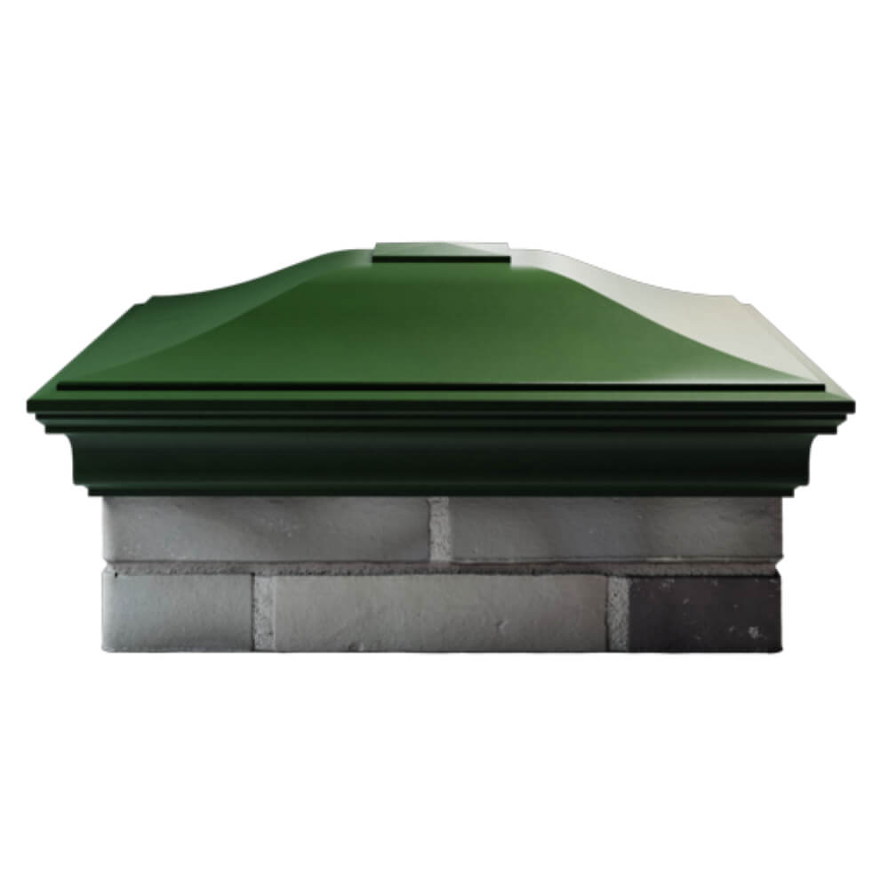 Колпак Zking Монблан Зеленый на столб 2х2 кирпича (515х515мм) в Анапе фото