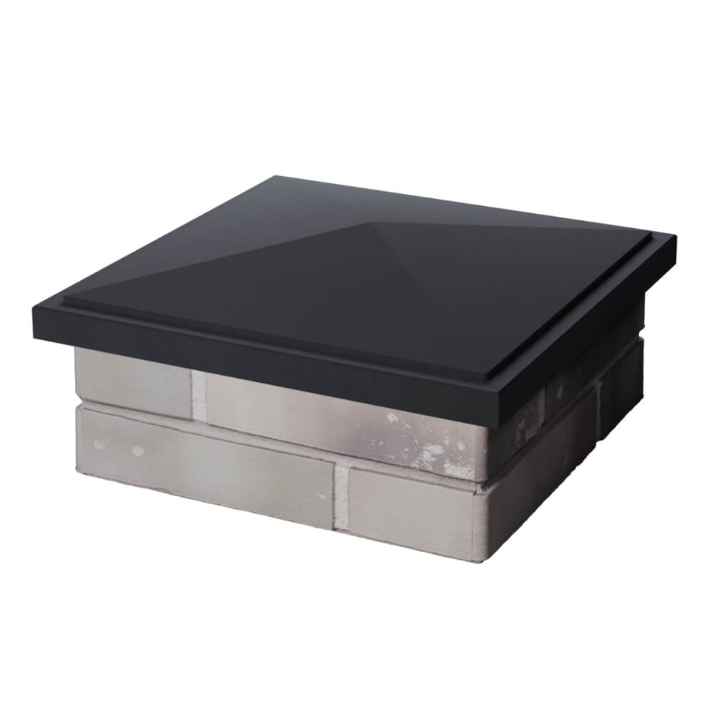 Колпак Zking БонаМоно Серый на столб 1.5х1.5 кирпича (385х385, 400х400мм) в Анапе фото