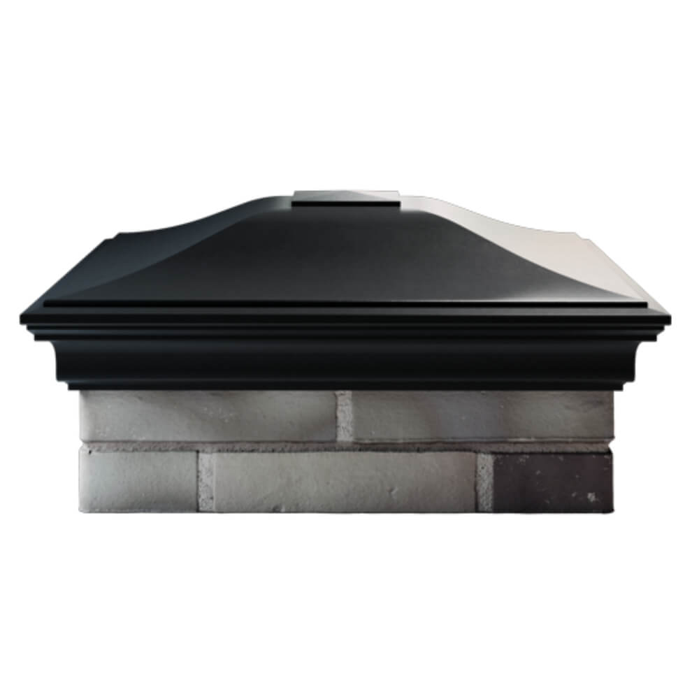 Колпак Zking Монблан Черный на столб 2х2 кирпича (515х515мм) в Анапе фото