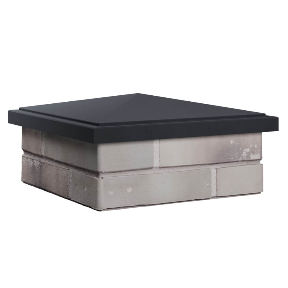 Колпак Zking БонаМоно Серый на столб 1.5х1.5 кирпича (385х385, 400х400мм) в Анапе фото