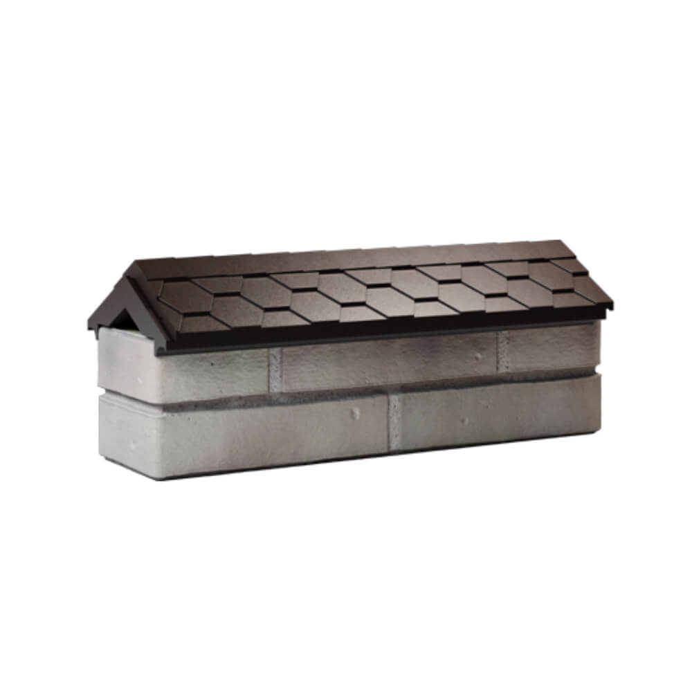 Парапет Zking Эверест Коричневый с посадкой на 0.5 кирпича (130мм) Анапа фото