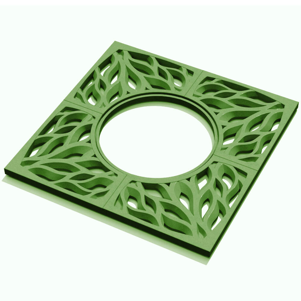 Приствольная решетка для дерева ZKING CRUST 1.2х1.2м Зеленая в Анапе фото