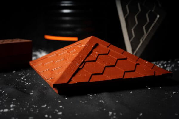 Колпак Zking Эверест Красный на столб 1.5х1.5 кирпича (390х390мм) в Анапе фото