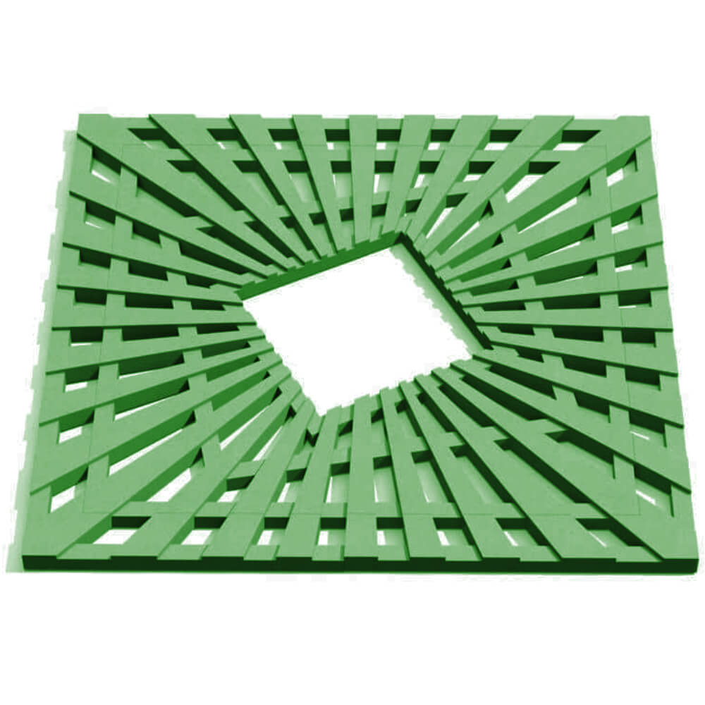 Приствольная решетка для дерева ZKING ATMOSPHERE 1.2х1.2м Зеленая Анапа фото