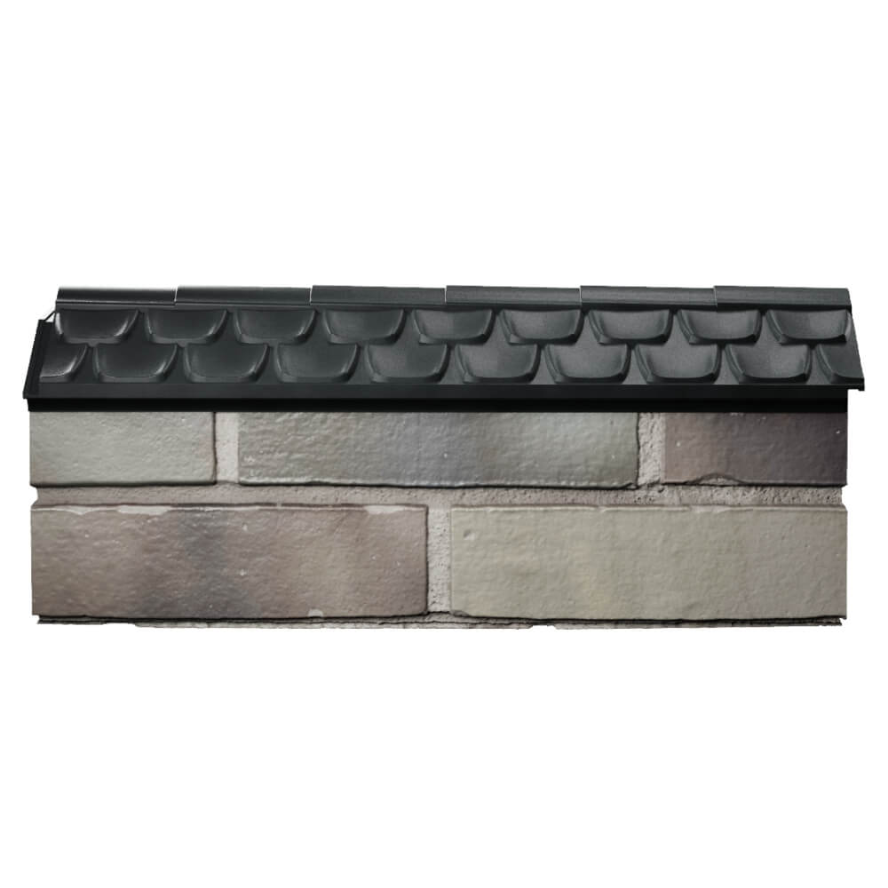 Парапет Zking Эльбрус Черный с посадкой на 0.5 кирпича (130мм) в Анапе фото