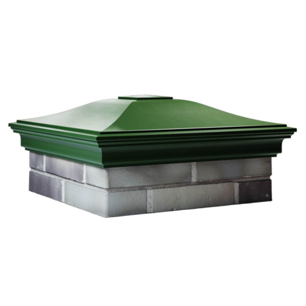 Колпак Zking Монблан Зеленый на столб 2х2 кирпича (515х515мм) в Анапе фото