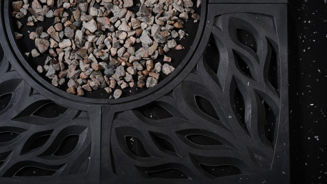 Приствольная решетка для дерева ZKING CRUST 1.2х1.2м Черная в Анапе фото