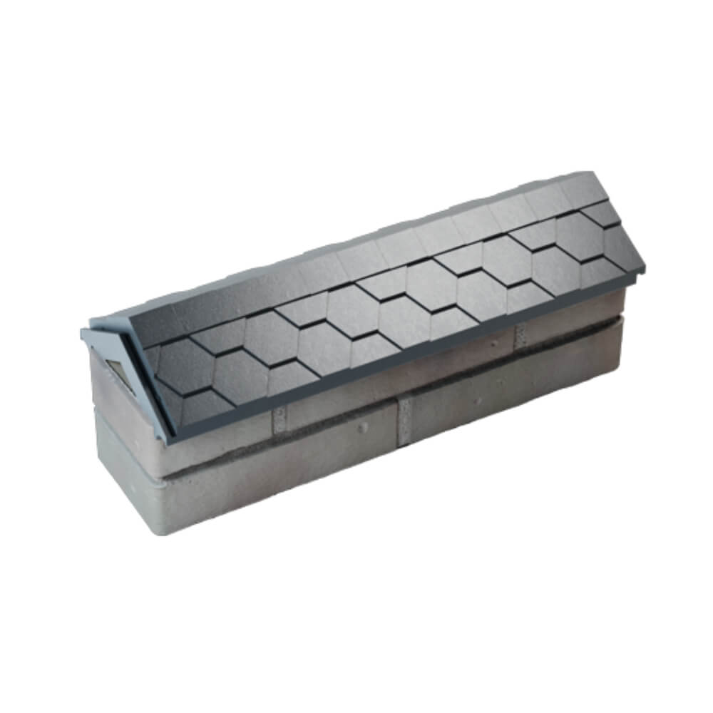 Парапет Zking Эверест Серый с посадкой на 0.5 кирпича (130мм) в Анапе фото